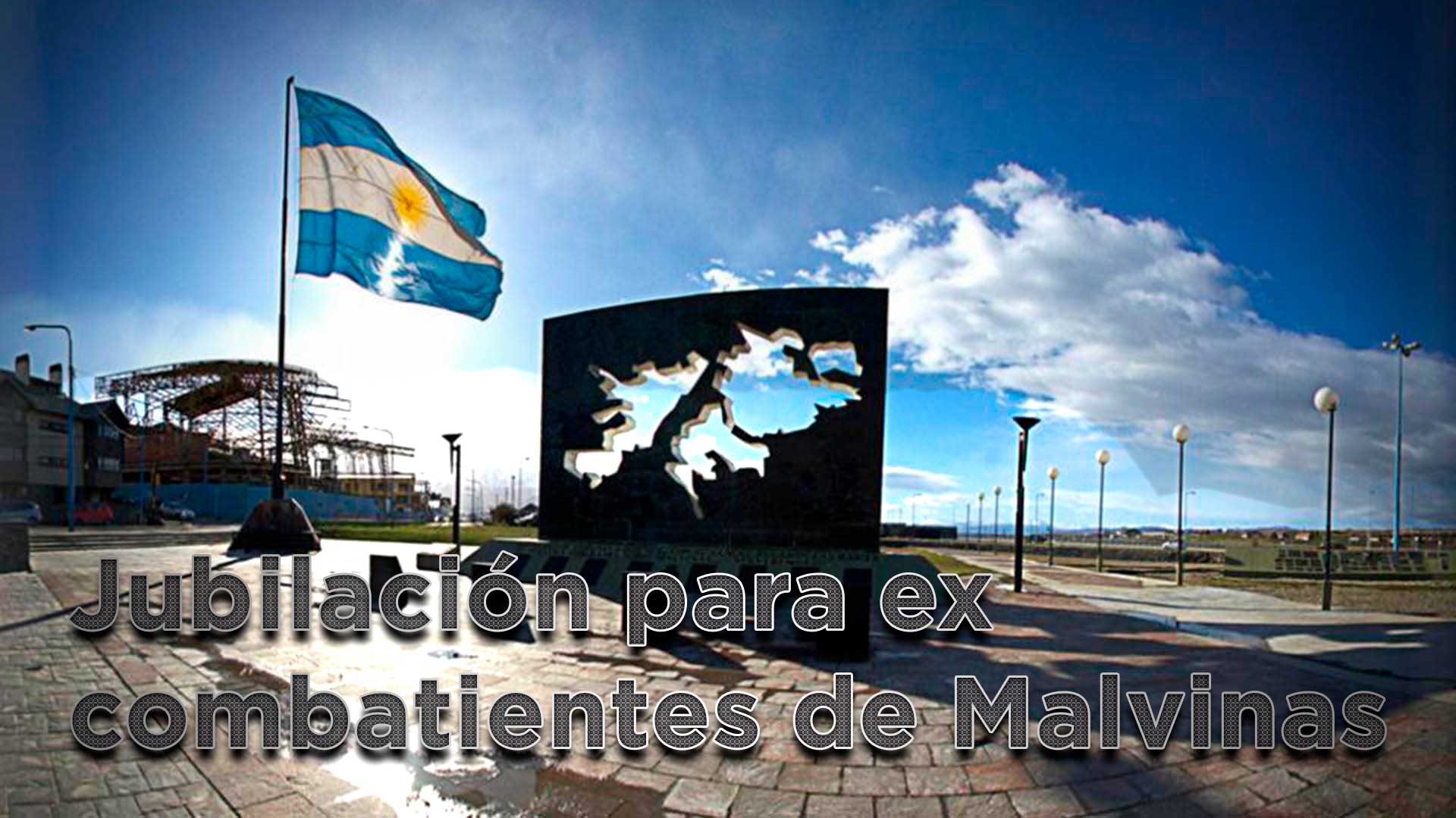 Jubilación para ex combatientes de Malvinas